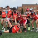 The Goalie School Girls Having Fun